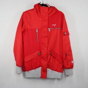 Orage Winter Jacket Womens Size Small Red Bala Ski Snow‎ Outerwear Full Zip